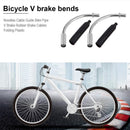 2 Sets MTB Mountain Bike V Brake Noodles Cable Guide Bend Tubes+ Sleeves  Newly