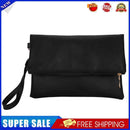 #A PU Leather Ladies Folding Handbag Envelope Day Clutch Bag Coin Casual Pouch