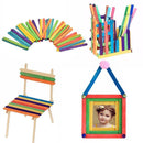 50pcs/many colorful ice sticks market stick kids hand crafts DIY make lu