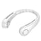 Bladeless Hanging Neck Fan Mini Leafless Mute Fans (White Upgraded Plastic)