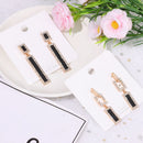 For Women Geometric Drop Earrings Dangling Earrings Rhinestone Earring Ear Stud