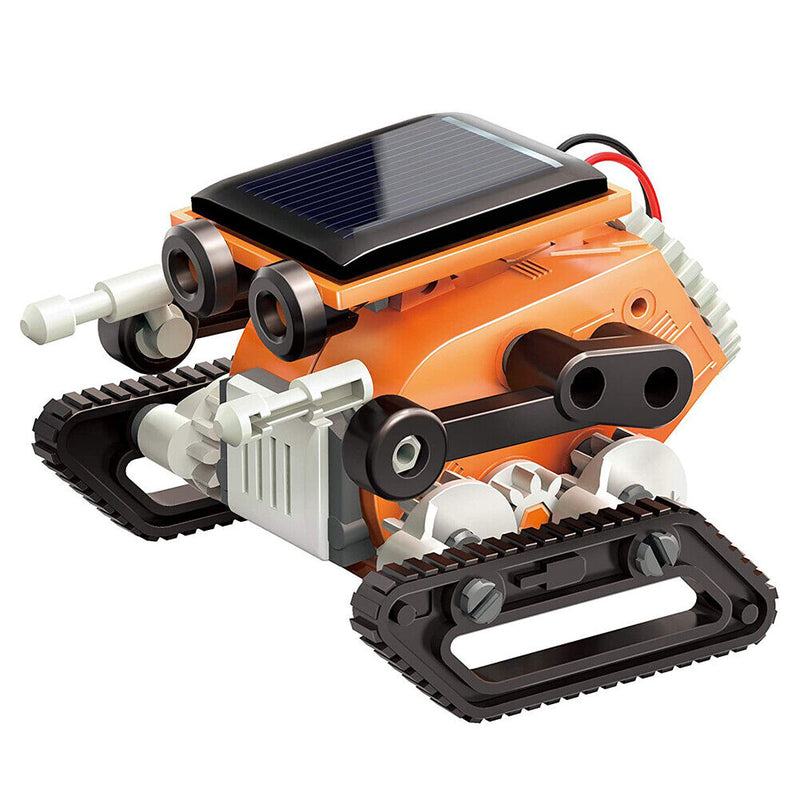 Solar Powered Science Experiment Building Toys Transformation Robot for Kids
