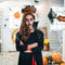 #A DIY Point Drill Halloween Head Band Halloween Party Photo Props Hair Decor