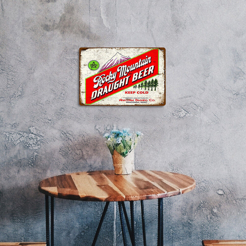 Letter Metal Sign Tin Plaque Retro Poster for Bar Pub Club Wall Painting