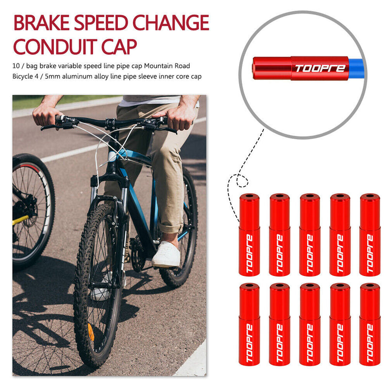 Mountain Bike Brake Cable End Caps Road Bicycle Derailleur Shift Inner Wire Tips