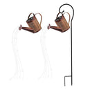 LED Solar Kettle Light Hollow Water Can Fairy String Lamp Garden Decor (B)