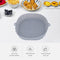 Silicone Air Fryer Liner Reusable Oven Baking BBQ Fryer Pan Mat (Grey)
