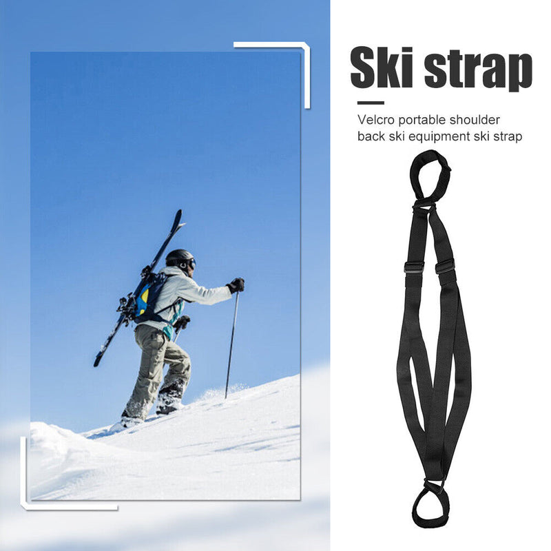 Snowboard Shoulder Carrier Backpack Strap Carry Belt Holder Ski Fixed Strap