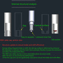 10pcs RISK MTB Bicycle Brake Shifter Inner Cable End Caps Aluminum Cycling