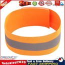 Night Reflective Safety Belt Outdoor Arm Strap Luminous Arm Band (Orange) Newly
