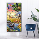 5D DIY Full Diamond Animal World Round Diamond Rhinestone Diamond Painting