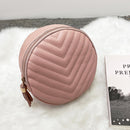Fashion Women PU Leather Solid Color Tote Bag Lady Small Shopping Travel Bag