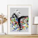5D Diamond Painting Kit Graffiti Full Round Drill Rhinestone DIY Wall Art Crafts