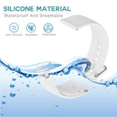 Smartwatch Band Strap for ID205L/Haylou LS01 Adjustable Watchband (White)