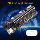 PCI-E Riser Card 60cm USB 3.0 Cable PCI Express 16X to 1X Extender Adapter Newly