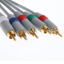 1080P Component Cable HDTV Audio Video AV 5RCA Cable for Nintendo Wii