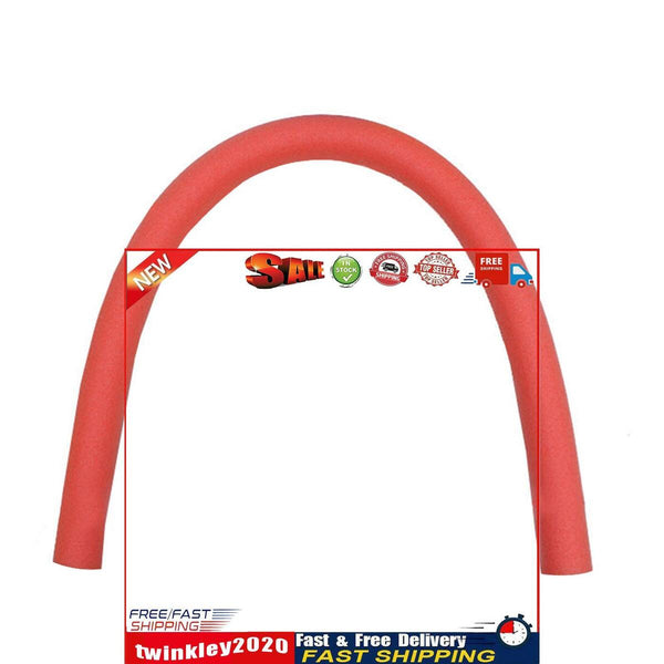 Solid Swimming Aid Foam Water Noodle Low Density & Strong Buoyancy (Red A) Newly