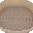 Silicone Air Fryer Liner Reusable Oven Baking BBQ Fryer Pan Mat (Brown)