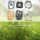Grass Trimmer Gaskets Set Accessories for GX135 139 26CC 33CC 43CC 52CC Newly