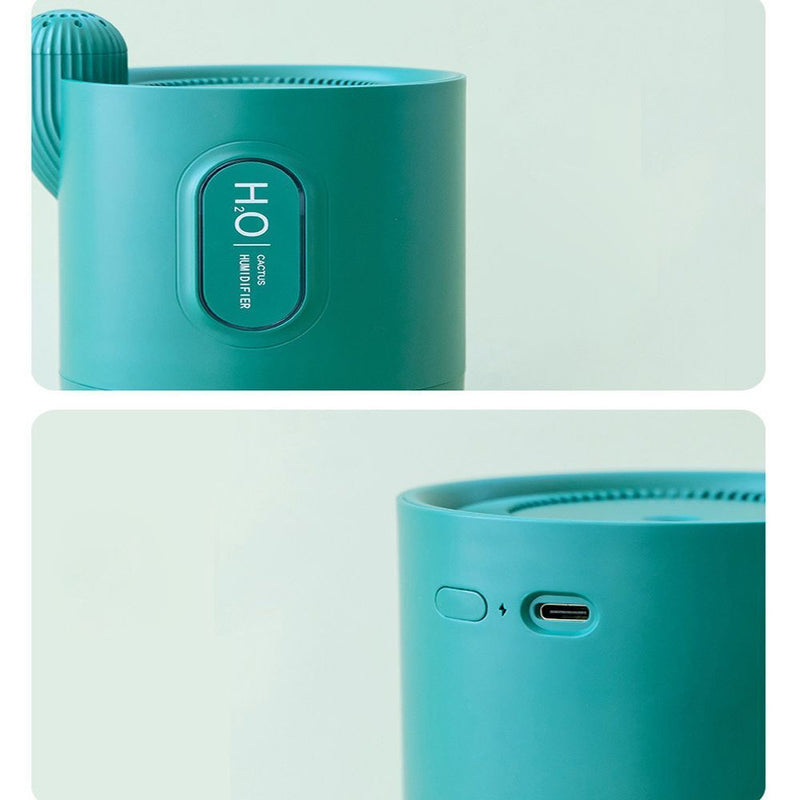 Essential Oil Cactus Air Humidifier Aromatherapy Air Purifier Aroma Diffuser