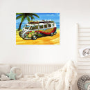 #A Bus by the Beach Diamond Painting Kits Full Square Drill Home Wall Art Decor