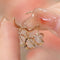 Women Wedding Party Opal Ear Stud Lily of The Valley Drop Earrings Earrings