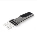 Hair Brush Hairdressing Salon Comb Styling Tools Cosmetic Pin Steel Needle Fork