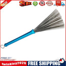 Drum Sticks Brush Retractable Metal Wire Jazz Drum Musical Brush (Blue 1pc)