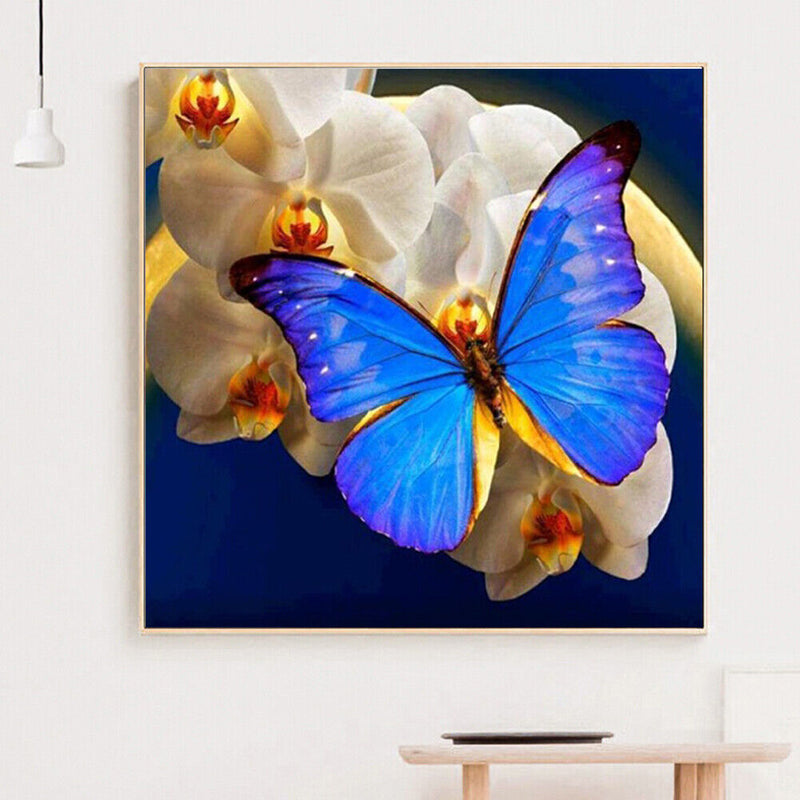 5D Diamond Painting DIY Butterfly Flower Full Round Drill Home Decoration Newly