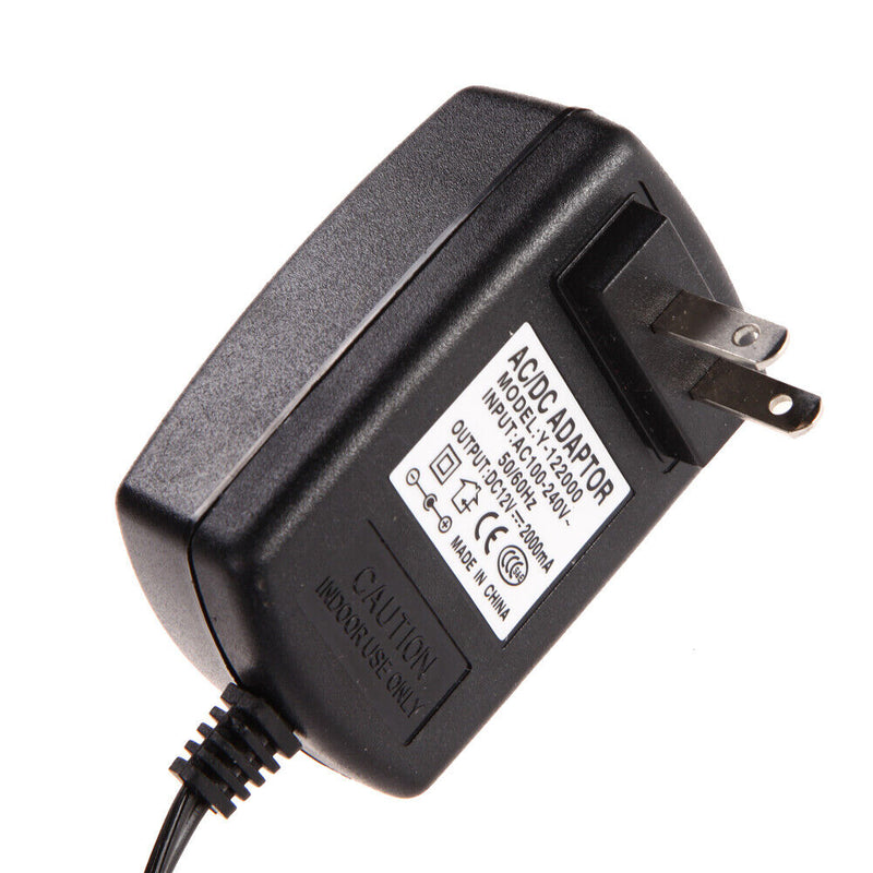 AC 100-240V Converter Adapter DC 5.5 x 2.5MM 12V 2A 2000mA Charger US Plug