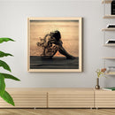 Dissipate Girl 40X40cm Frameless Oil Paint By Numbers Picture DIY Painting