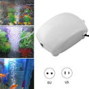Fish Tank Increasing Oxygen Pump Low Noise Aquarium Air Compressor (EU) Newly