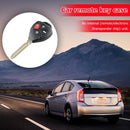 2006-2010 Black Car Remote Key Case 4 Buttons Key Shell Replacement for Corolla