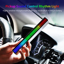 5V USB RGB Activated Music Rhythm Lamp Bar Sound Control LED Lights (White)