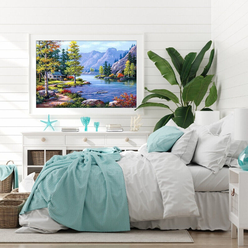 Landscape 50x40cm DIY Paint By Numbers Art Picture On (M339)
