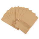 Favors Stand Up Candy Wrapping Bag Gift Package Clear PVC Window Kraft Paper