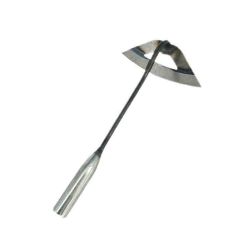 1* Steel Hardened Hollow Hoe Handheld Weeding Rake Planting Value I7A8