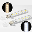 Mini 8Leds LED Desk Lamp Computer Lights Ultra Bright USB Night Light