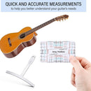 Repair Set Guitar Radian Ruler Measure Tools Fret Height Ruler T-shaped Gauge