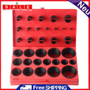 Car O-Ring Rubber Seal Assortment Set Automotive O Ring Gasket Kit with Case