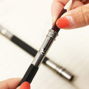 Adjustable Useful Metal Pen Holder Dual Head Art Write Tool Pencil Extender