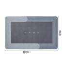 Nordic Style Entrance Doormat Absorbent Floor Bathroom Rug Carpet (A Blue) Newly