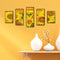 5D DIY Full Square Drill Diamond Painting 5 Panel Sunflower Mosaic Handmade