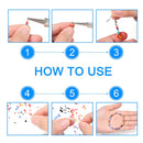 FUNNY HOUSE Mini Glass Beads 2mm 24000 Piece DIY Bracelet Art and Jewellery Making