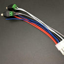 1pc Power Input Speaker Wire Harness 10 Pin Plug RCA For Dual TBX10A G8K0
