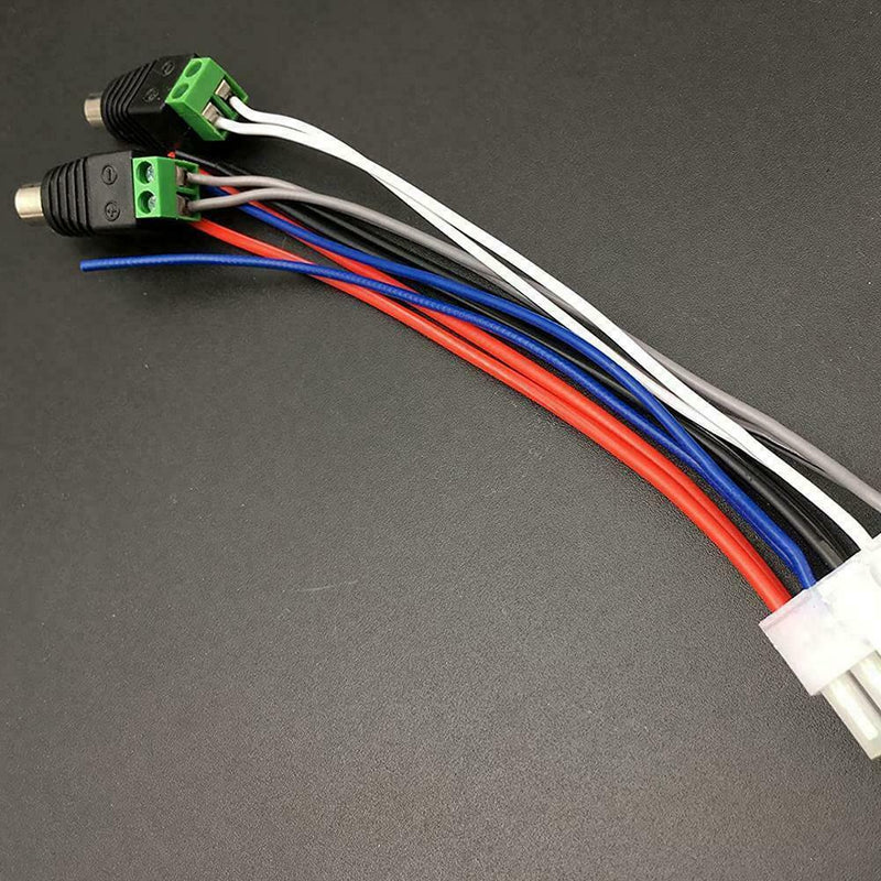 1pc Power Input Speaker Wire Harness 10 Pin Plug RCA For Dual TBX10A G8K0