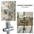 G1/2" 3 Way T-shaped Diverter For Shower Head Arm Best T-valve Diverter L8O3