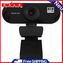 2K Webcam with Built-in Mic USB Driver Free Web Camera for Windows 10 8 7 XP PC