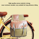 MTB Bicycle Rear Rack Carrier Trunk Bag Bike Tail Seat Pannier Pack (Khaki)
