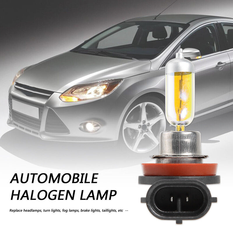 1pc H11 55W Halogen Bulb 3000K Quartz Glass Car Headlight Fog Lamp Light So